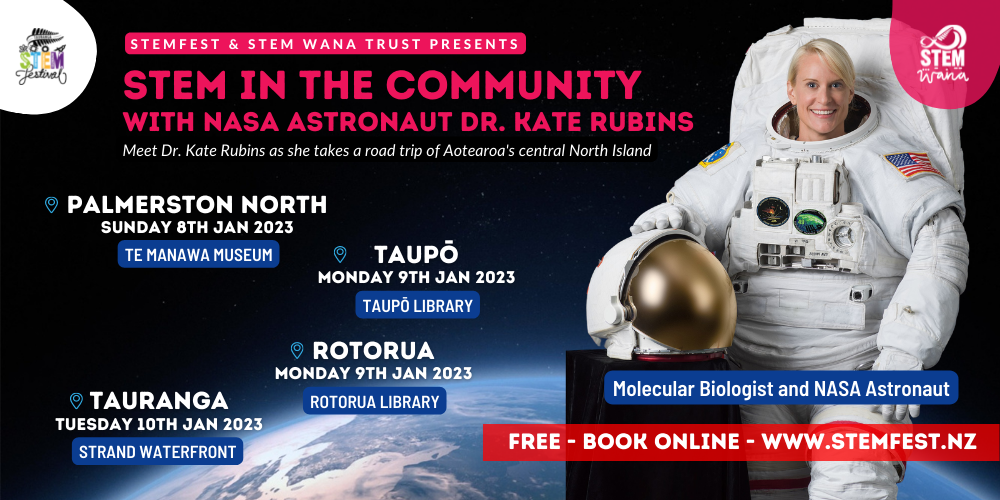 NASA Astronaut touring central North Island for STEM in the Community initiative